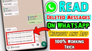 WhatsApp DELETED Messages Recovery 2024 | How to Read WhatsApp Deleted Messages Without Any App screenshot 3