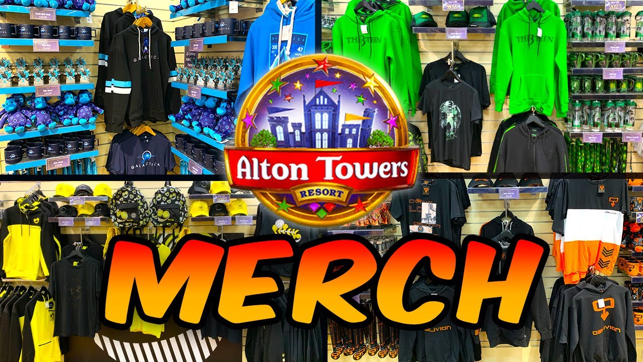 Alton Towers Shop & Merch 2023 YouTube