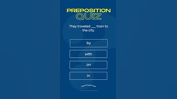 Preposition Quiz (3) | English Grammar Test | Learn Prepositions | English Language Challenge!