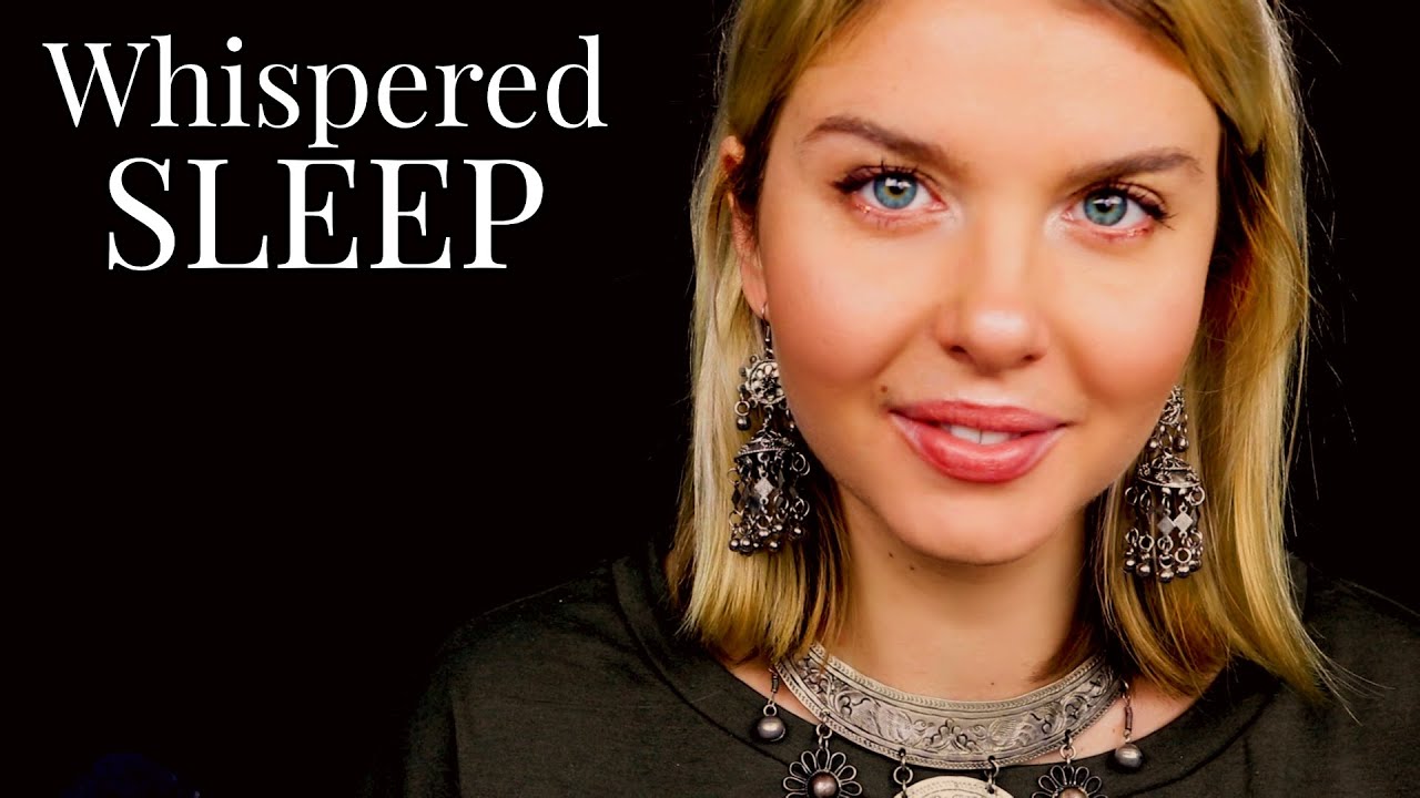 ASMR Whispering You To Sleep/Soft Spoken, Personal Attention Reiki Session/Healing Rain Storm Sounds