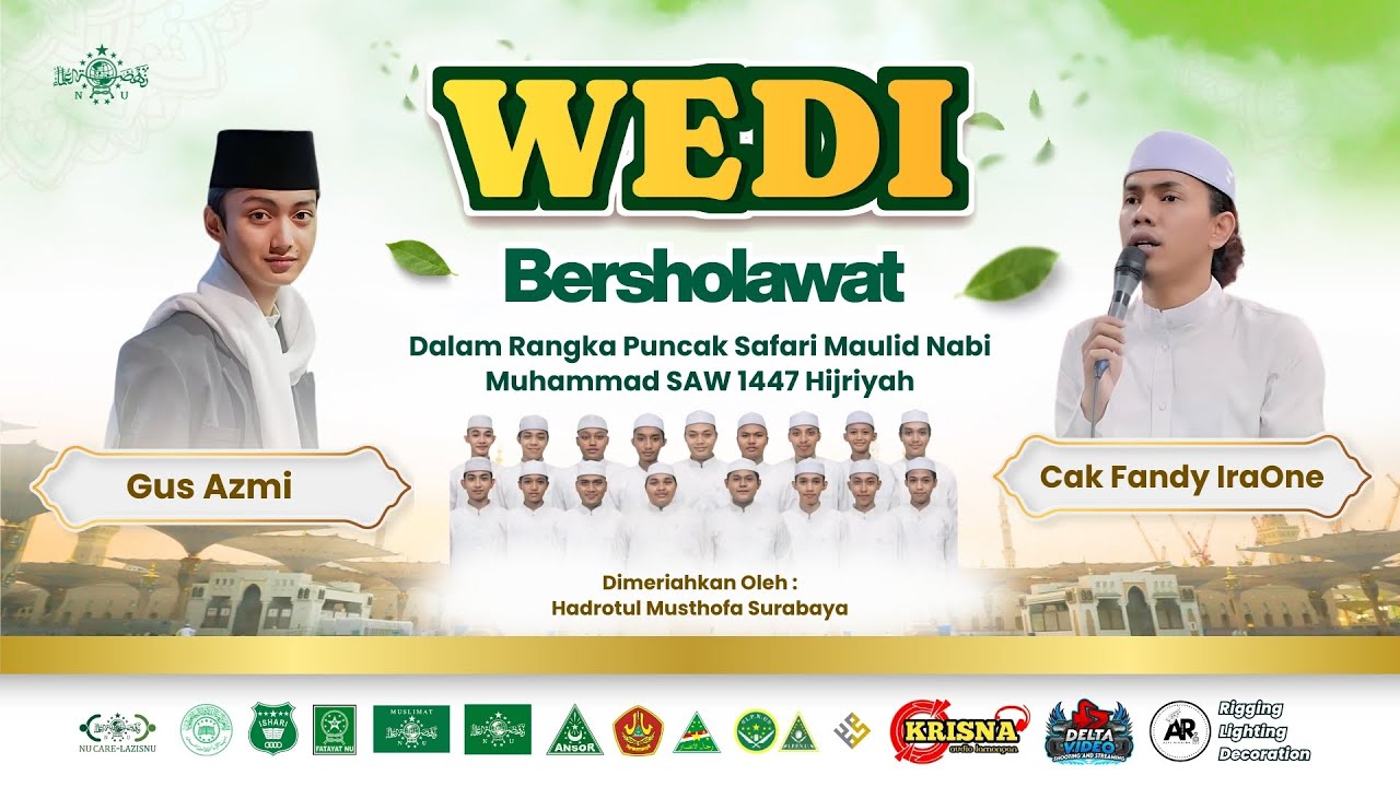 🔴 LIVE WEDI BERSHOLAWAT BERSAMA GUS AZMY & CAK FANDY 2025