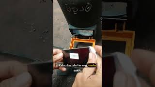 Welder pemula wajib tahu arti angka pada kaca las #stickwelding #welderfabricator #welding