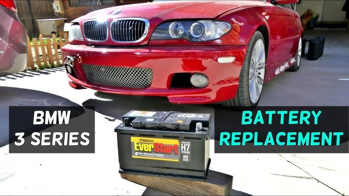 Changer la Batterie BMW 320d E46 🔋 - YouTube