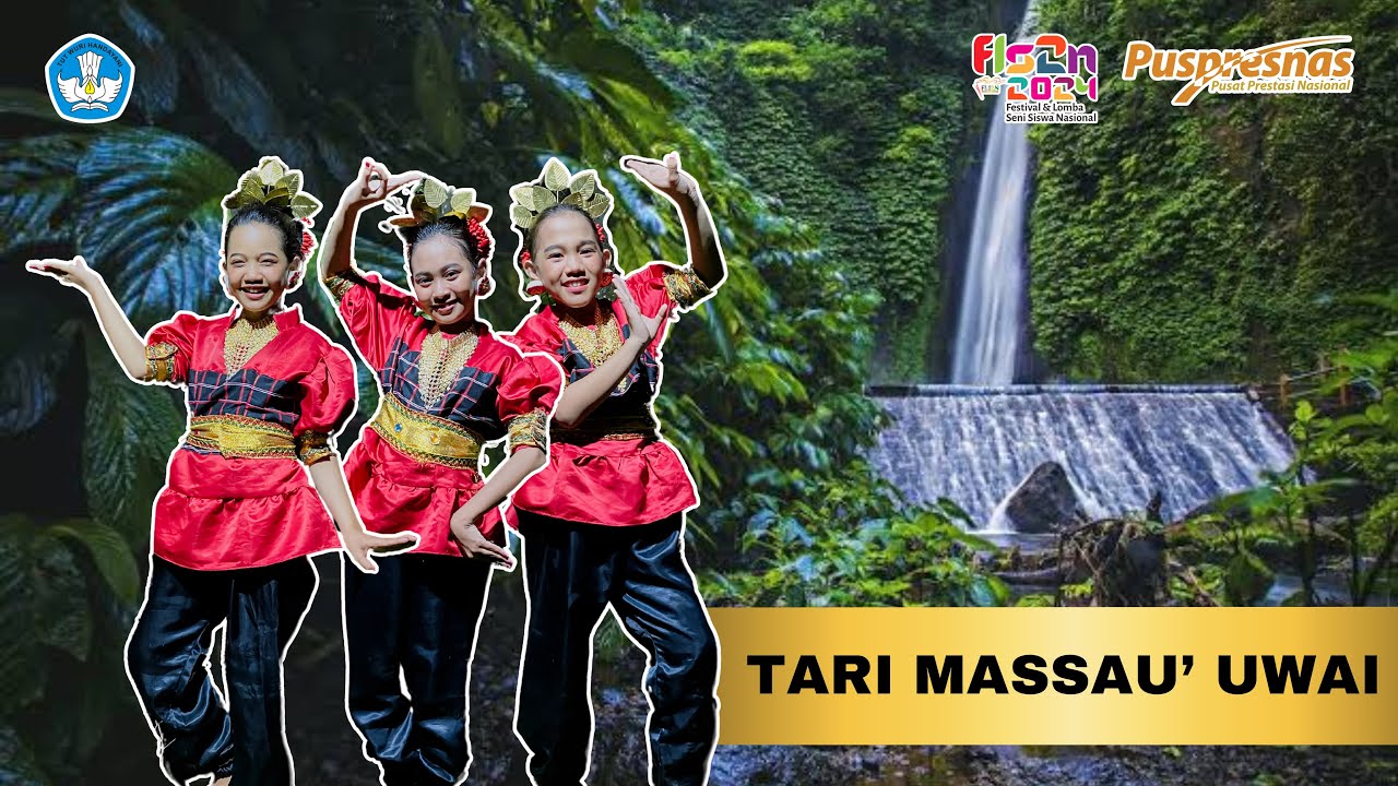 JUARA 3 TINGKAT PROVINSI | FLS2N 2024 TARI MASSAU' UWAI | SDN MEKAR TIKKE