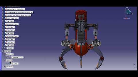 STAR WARS DROIDEKA in Catia V5