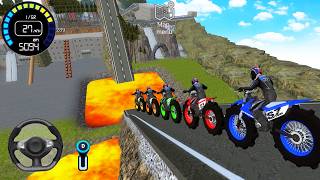 Impossible Dirt Motor Bikes Racing Game - Extreme Driving Motocross Stunts - Android IOS Gameplay screenshot 3