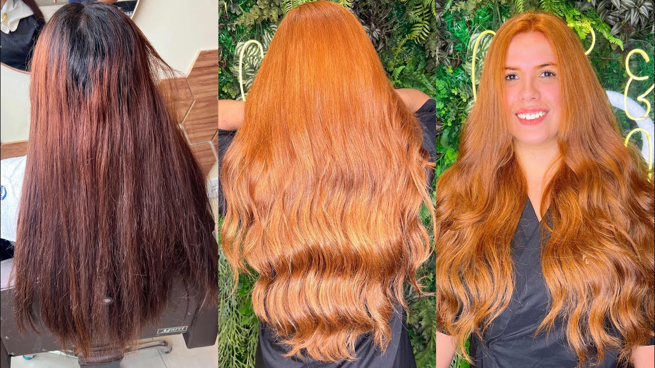 CLAREANDO RUIVO COM PROGRESSIVA SEM DESCOLORIR