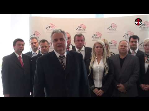 Tlačová konferencia strany