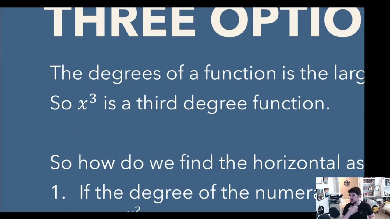Attributes and transformations of rational functions youtube