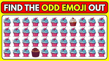 Find the Odd One Out! 🤔🔍| Emoji Edition | Illusion Challenge Level 53 | Mindful Mosaic 2.0