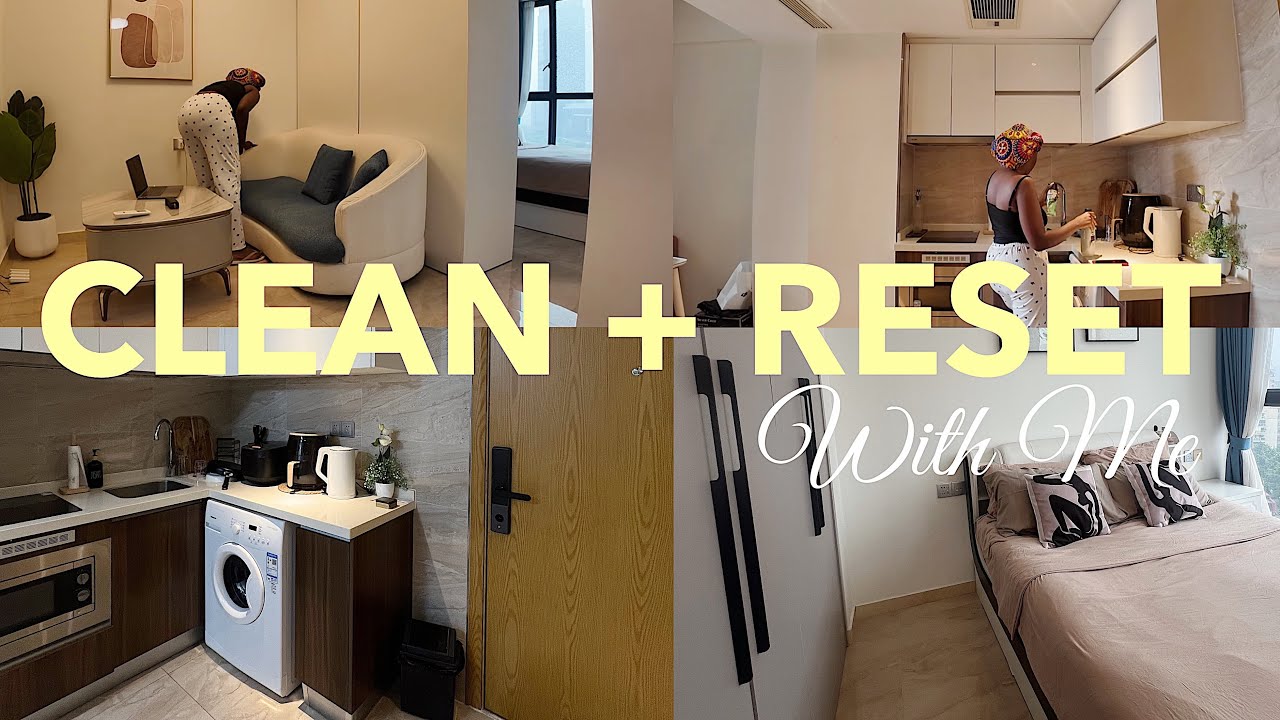 Deep Cleaning, Setting Up + Resetting my 1 Bedroom Guangzhou Big Girl Apartment - CHINA VLOG🇨🇳