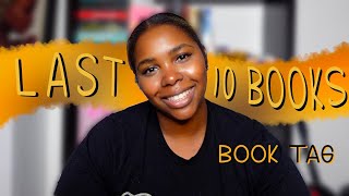 Last 10 Books Tag @RobinReads