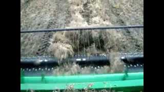 John Deere 9870STS  combine in peas