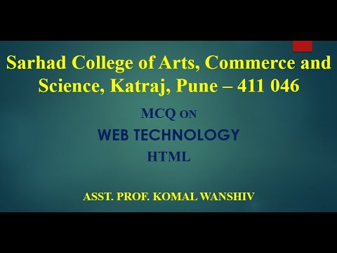 MCQs on Web
