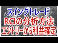 【株式トレード】スイングトレード/RCIによるエントリーポイントと利益確定の判断方法