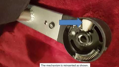 How to fix Uppababy Vista Pram Wheel Lock not engaging.