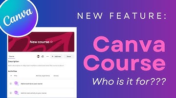 Canva Feature: Courses (A Quick Intro)