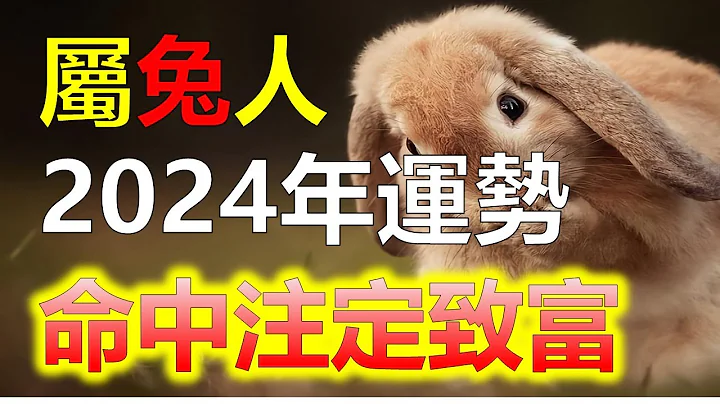 2024生肖運勢，十二生肖屬兔人的運勢雖然相害太歲，但還是有很好的部分，！隨着新年的鐘聲悄然響起，2024年龍年裡，屬兔人的運勢在春風中翻滾生長，欣欣向榮，屬兔人充滿活力與機遇的一年（生肖兔） - 天天要聞