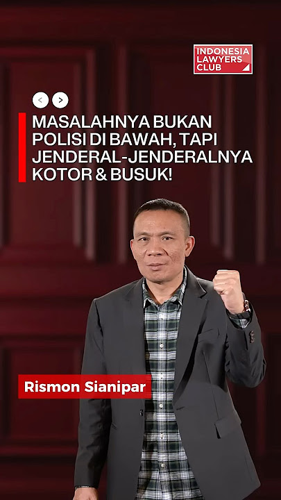 Download lagu MASALAHNYA BUKAN POLISI DI BAWAH, TAPI JENDERAL-JENDERALNYA KOTOR & BUSUK!