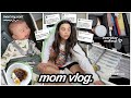 mom vlog | meet my son, diaper drawer organization &amp; birth story q+a!