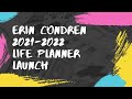 Erin Condren 2021-2022 Life Planner Launch