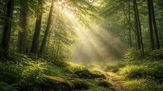 Quiet Morning walk| Gentle Focus|  (Harmonics) Peacefull guitar ambience lo-fi(35 minutes) 