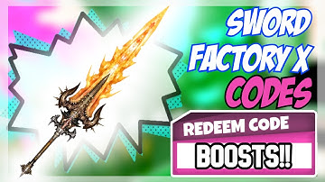 (2022) **NEW** ⚔️ Roblox Sword Factory X Codes ⚔️ ALL UPDATE CODES!