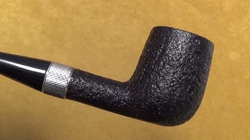 Pipa Dunhill Shell Briar gruppo 4-4103 con vera in argento lavorata a filo (2021)