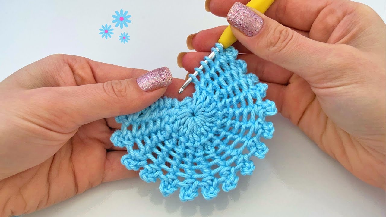 ОТЛИЧНАЯ КРУГЛАЯ МОДЕЛЬ КРЮЧКОМ И ОЧЕНЬ ЛЕГКО СДЕЛАТЬ