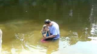 Kaitlyn Being Baptized