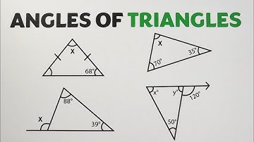 Angles of Triangle: Sum of Interior Angles and Exterior Angle Theorem by @MathTeacherGon
