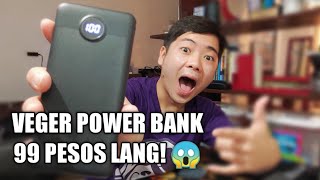 LAZADA UNBOXING - VEGER VP1105 10000 MAH POWER BANK - MALIIT PERO SOLID TO!