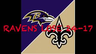 Details SAINTS defeat RAVENS 24 -17  Post game thoughts Guide