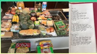 Albertsons  grocery haul | weekly meal plan