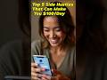 Top 5 Side Hustles That Can Make You $100/Day – Even As a Beginner" #youtubeshorts #ai #short