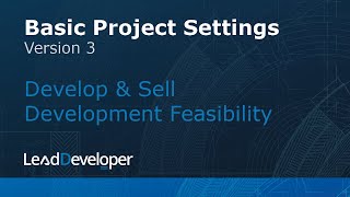Verified Basic Project Settings - Lead Developer v3 Creator Profile