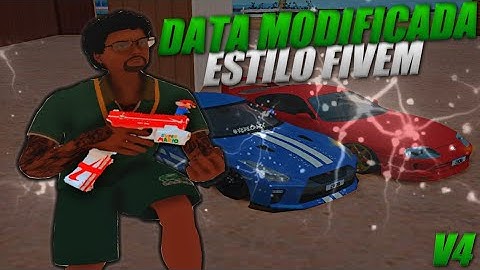 SAIU! MINHA DATA MODIFICADA ESTILO FIVEM V4 (Sem Bug de Rende e Anti Lag) PARA SAMP LAUNCHER E PC