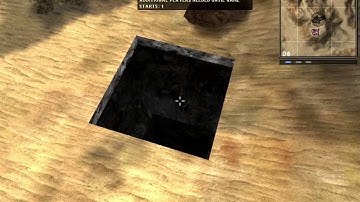 Making tunnels under the terrain in Battlefield 1942