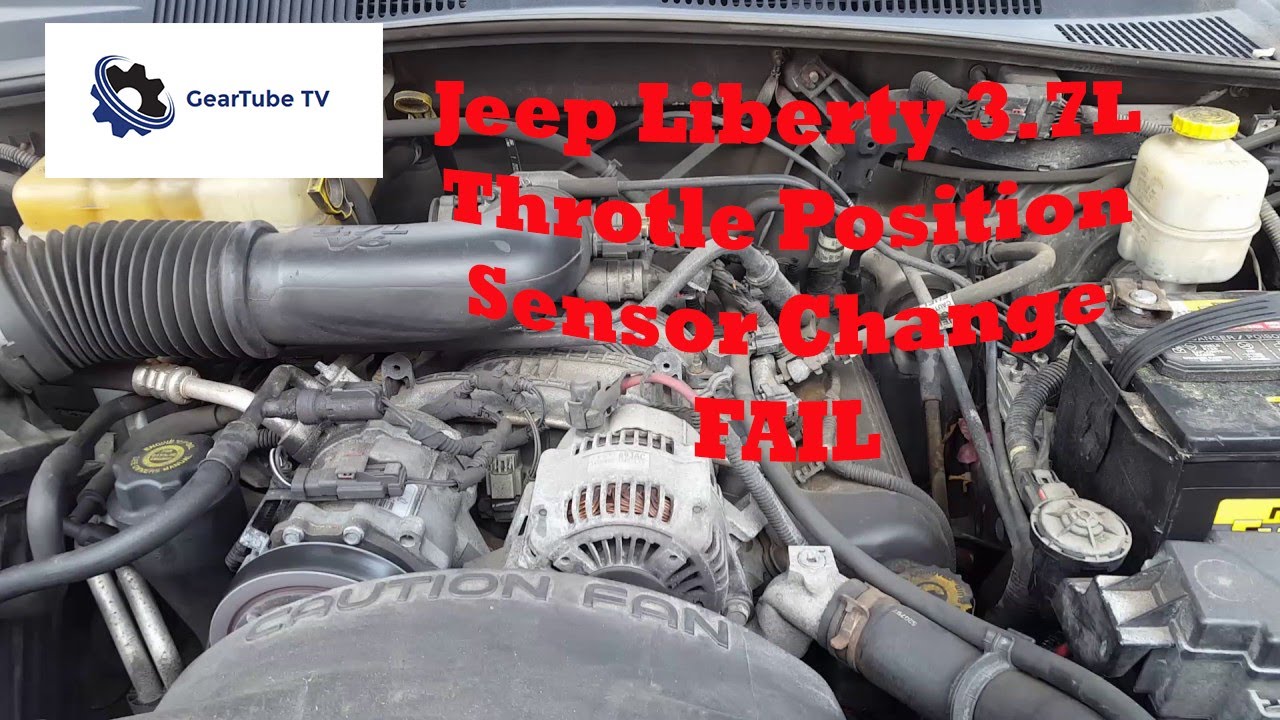 2006 Jeep Liberty 3.7L Throttle Position Sensor Replacement FAIL - YouTube