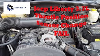 2006 Jeep Liberty  Throttle Position Sensor Replacement FAIL - YouTube