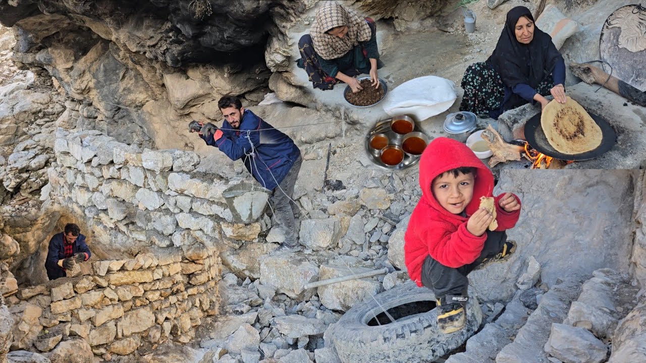 Nomadic Life: The Difficulties of Nomadic Life🏔️: Nomadic House Construction Skills🏡