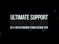 Ultimate Support Product Outlines - IQ-X-200 IQ Series® Keyboard Stand Second Tier