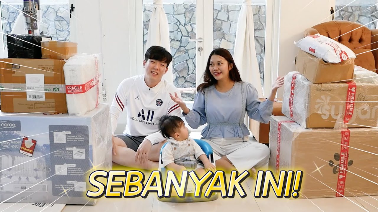 Belanja Sebanyak ini untuk Baby atau Istri?! Unboxing semua dihadapan suami!!