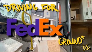 A Day in the life as a FedEx Ground driver