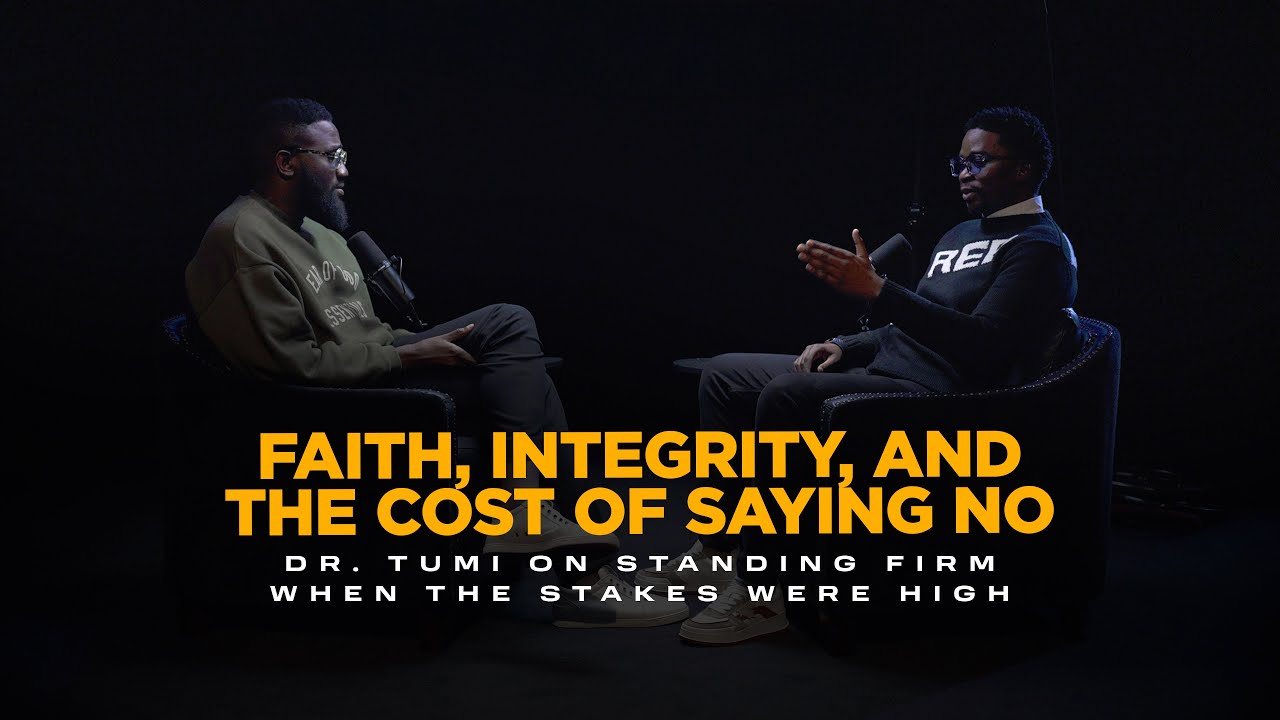 The Cost of Saying No | DR. Tumi Exlusive interview