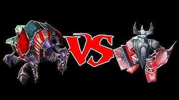 Crypt Lord vs Mountain King (10 level heroes)