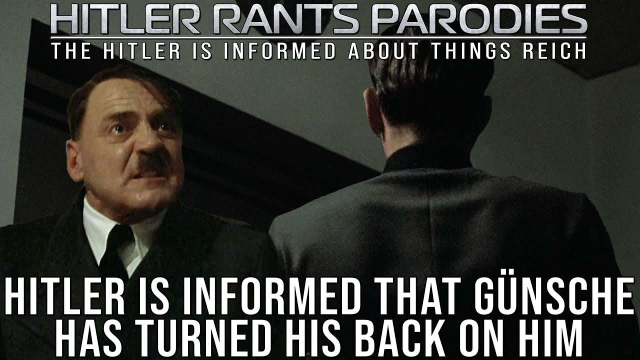 Hitler is informed that Günsche has turned his back on him
