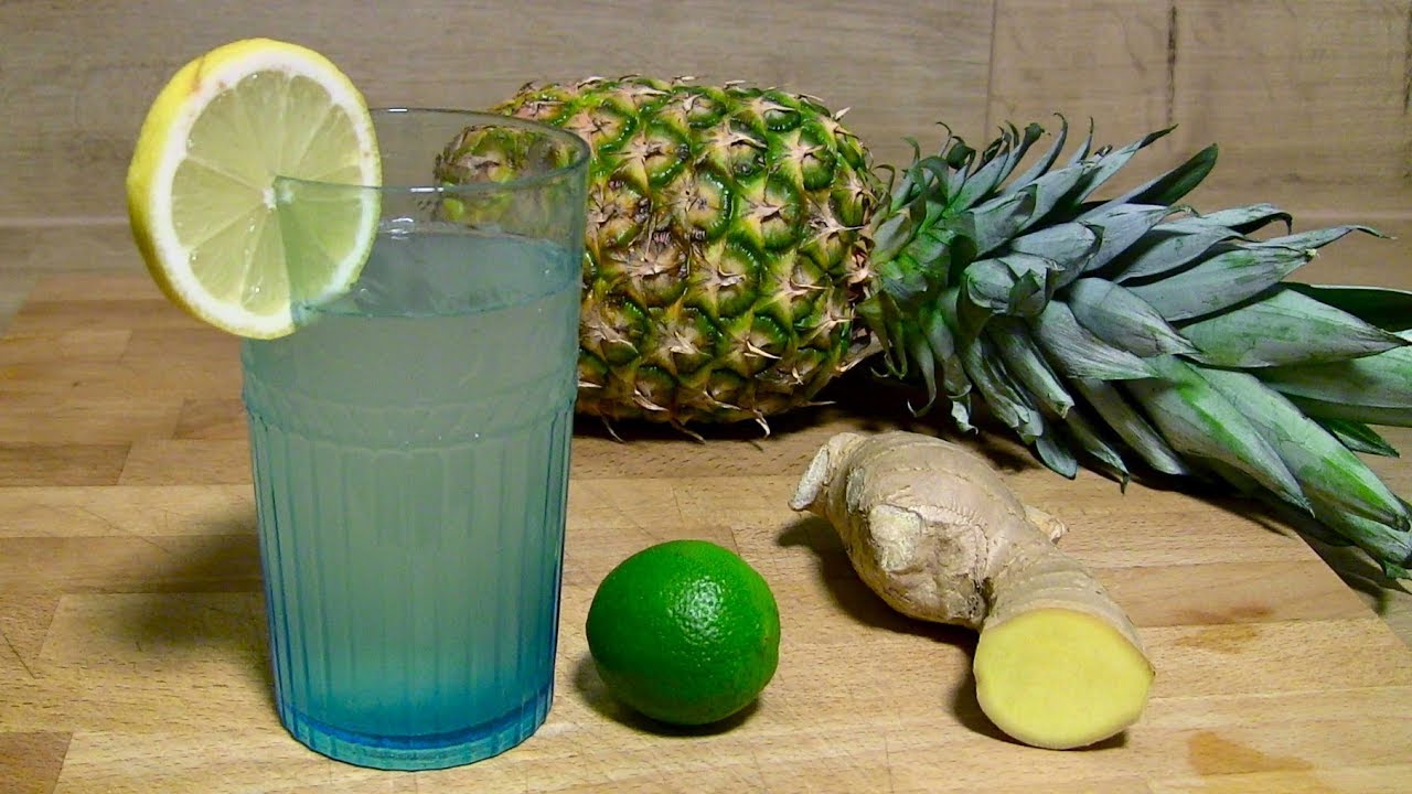 Ingwertee-Ingwerwasser-Vitamin Cocktail mit Ingwer und Zitrone-Ingwer ...