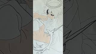 Felix Grave #mangaka #art #mangaart #drawing #anime #supportthejourney #Blood #Suit #Animepowers