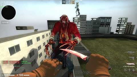 CS:GO ZOMBIE SURVIVAL MOD MAP zm_infected_school_v3